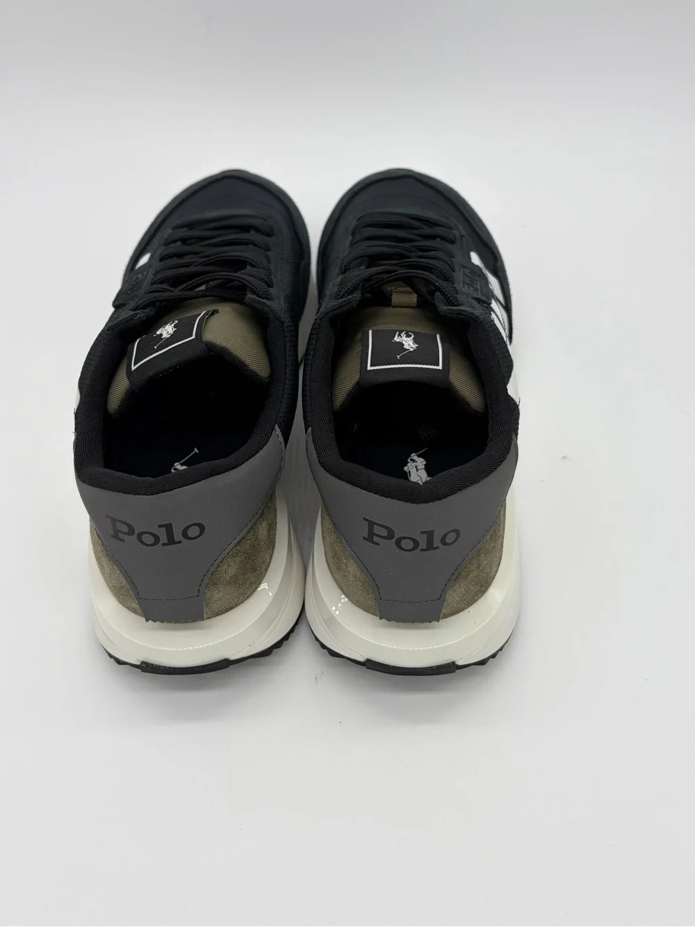 Polo by Ralph Lauren Black and White Men's Sneakers Men’s 8.5 Women’s 10 NWOB